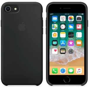 Чорний силіконовий чохол Apple Silicone Case Black (MQGK2) для iPhone SE 3 | SE 2 | 8 | 7 - Фото 4