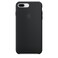 Черный силиконовый чехол Apple Silicone Case Black (MQGW2) для iPhone 8 Plus | 7 Plus MQGW2 - Фото 1