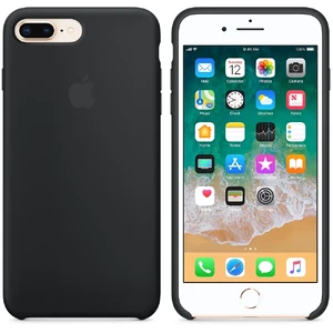 Силиконовый чехол Apple Silicone Case Black (MQGW2) для iPhone 8 Plus | 7 Plus - Фото 2