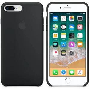 Силиконовый чехол Apple Silicone Case Black (MQGW2) для iPhone 8 Plus | 7 Plus - Фото 3
