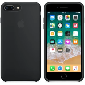 Силиконовый чехол Apple Silicone Case Black (MQGW2) для iPhone 8 Plus | 7 Plus - Фото 4