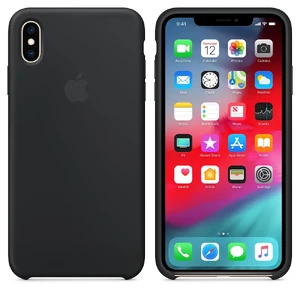 Силіконовий чохол Apple Silicone Case Black (MRWE2) для iPhone XS Max - Фото 2