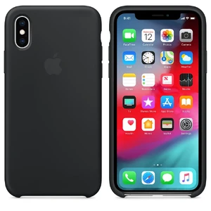 Силіконовий чохол Apple Silicone Case Black (MRW72) для iPhone XS | X - Фото 3