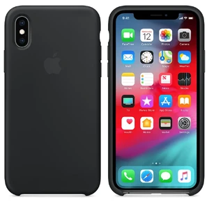 Силіконовий чохол Apple Silicone Case Black (MRW72) для iPhone XS | X - Фото 4