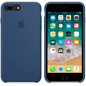 Силиконовый чехол Apple Silicone Case Blue Cobalt (MQH02) для iPhone 8 Plus | 7 Plus - Фото 4