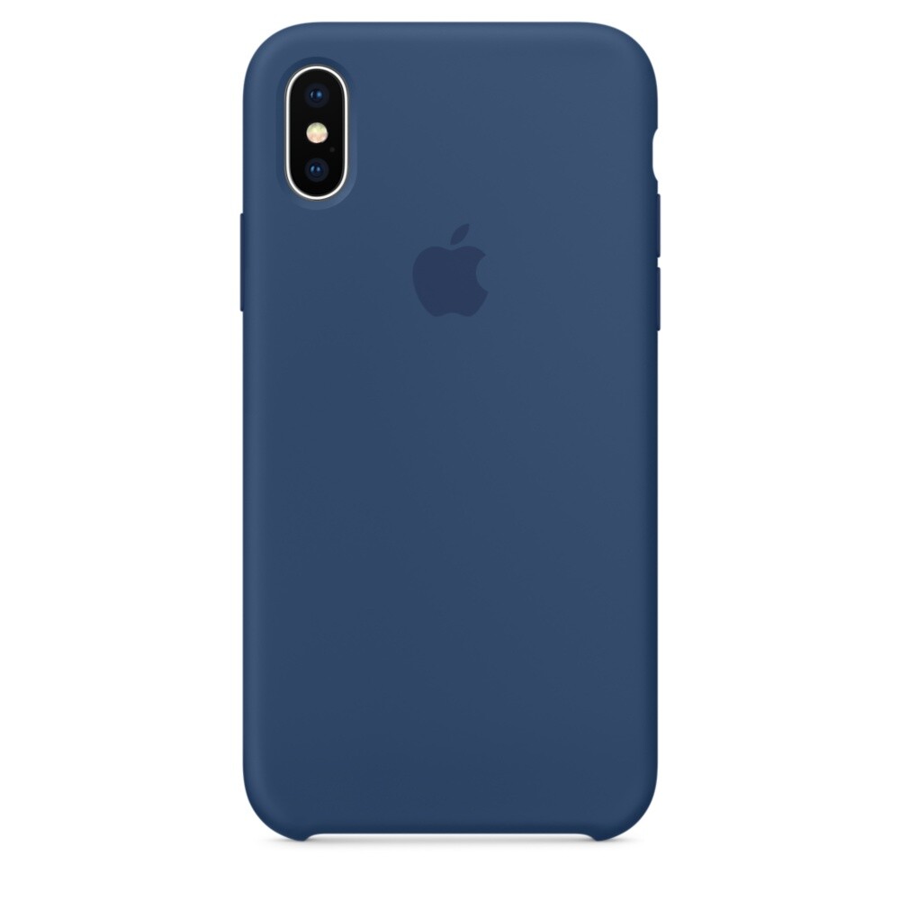 Силиконовый чехол Apple Silicone Case Blue Cobalt (MQT42) для iPhone X