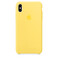 Силиконовый чехол Apple Silicone Case Canary Yellow (MW962) для iPhone XS Max MW972 - Фото 1