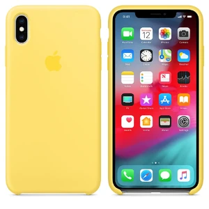 Силіконовий чохол Apple Silicone Case Canary Yellow (MW962) для iPhone XS Max - Фото 3