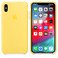 Силиконовый чехол Apple Silicone Case Canary Yellow (MW962) для iPhone XS Max - Фото 3