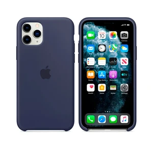 Силіконовий чохол Apple Silicone Case Midnight Blue (MWYW2) для iPhone 11 Pro Max