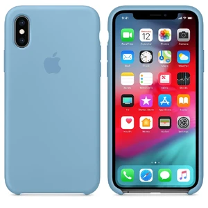 Силиконовый чехол Apple Silicone Case Cornflower (MW982) для iPhone XS | X - Фото 4