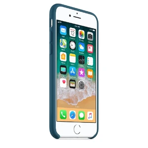 Силиконовый чехол Apple Silicone Case Cosmos Blue (MR692) для iPhone SE 3 | SE 2 | 8 | 7 - Фото 4
