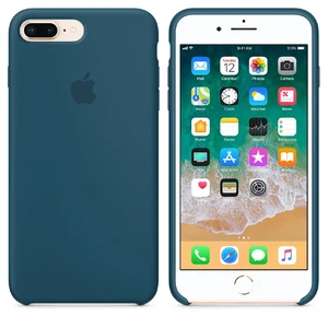 Силіконовий чохол Apple Silicone Case Cosmos Blue (MR6D2) для iPhone 8 Plus | 7 Plus - Фото 2
