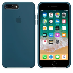Силіконовий чохол Apple Silicone Case Cosmos Blue (MR6D2) для iPhone 8 Plus | 7 Plus - Фото 4