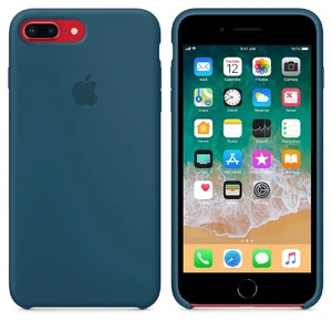 Силіконовий чохол Apple Silicone Case Cosmos Blue (MR6D2) для iPhone 8 Plus | 7 Plus - Фото 5