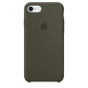 Силиконовый чехол Apple Silicone Case Dark Olive (MR3N2) для iPhone SE 3 | SE 2 | 8 | 7 MR3N2 - Фото 1