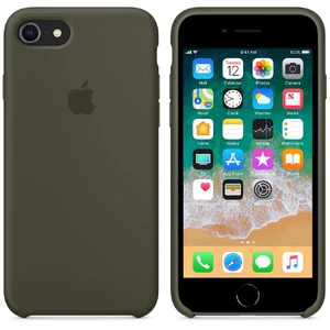 Силиконовый чехол Apple Silicone Case Dark Olive (MR3N2) для iPhone SE 3 | SE 2 | 8 | 7 - Фото 4