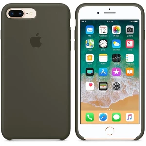 Силиконовый чехол Apple Silicone Case Dark Olive (MR3Q2) для iPhone 8 Plus | 7 Plus - Фото 2