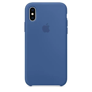 Силіконовий чохол Apple Silicone Case Delft Blue (MVF12) для iPhone XS | X MVF12 - Фото 1