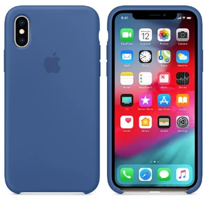 Силіконовий чохол Apple Silicone Case Delft Blue (MVF12) для iPhone XS | X - Фото 2