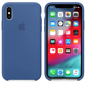 Силіконовий чохол Apple Silicone Case Delft Blue (MVF12) для iPhone XS | X - Фото 3