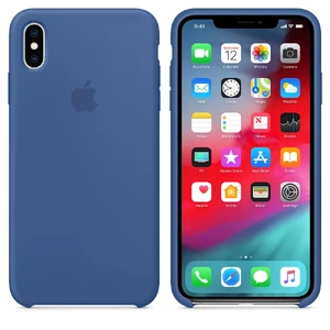 Силіконовий чохол Apple Silicone Case Delft Blue (MVF62) для iPhone XS Max - Фото 3