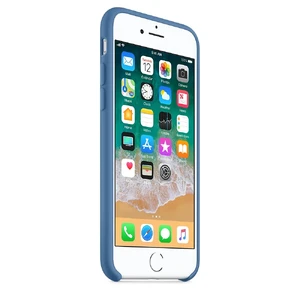 Силіконовий чохол Apple Silicone Case Denim Blue (MRFR2) для iPhone SE 3 | SE 2 | 8 | 7 - Фото 4