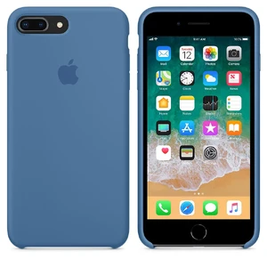 Силіконовий чохол Apple Silicone Case Denim Blue (MRFX2) для iPhone 8 Plus | 7 Plus - Фото 4