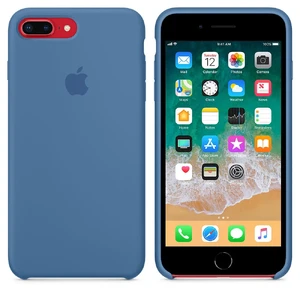 Силіконовий чохол Apple Silicone Case Denim Blue (MRFX2) для iPhone 8 Plus | 7 Plus - Фото 5