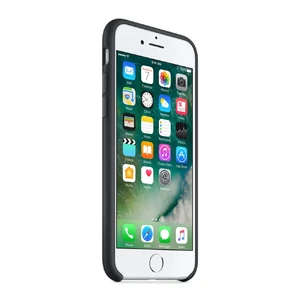 Силиконовый чехол Apple Silicone Case Black (MMW82) для iPhone SE 3 | SE 2 | 8 | 7 - Фото 7