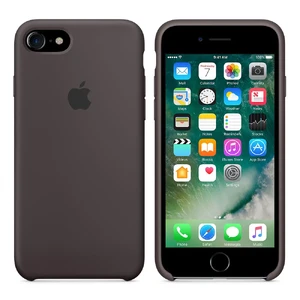 Силіконовий чохол Apple Silicone Case Cocoa (MMX22) для iPhone SE 3 | SE 2 | 8 | 7 - Фото 2