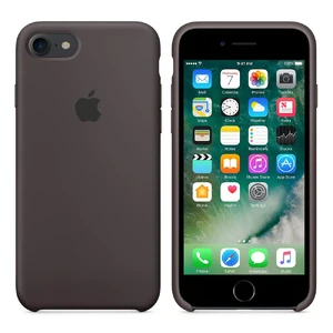 Силіконовий чохол Apple Silicone Case Cocoa (MMX22) для iPhone SE 3 | SE 2 | 8 | 7 - Фото 3