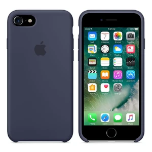 Силіконовий чохол Apple Silicone Case Midnight Blue (MMWK2) для iPhone SE 3 | SE 2 | 8 | 7 - Фото 2