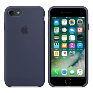 Силіконовий чохол Apple Silicone Case Midnight Blue (MMWK2) для iPhone SE 3 | SE 2 | 8 | 7 - Фото 3