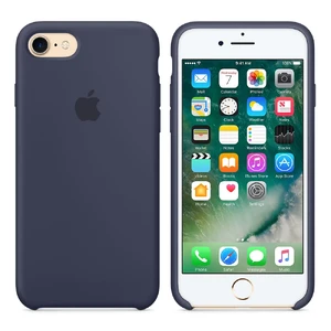 Силіконовий чохол Apple Silicone Case Midnight Blue (MMWK2) для iPhone SE 3 | SE 2 | 8 | 7 - Фото 5