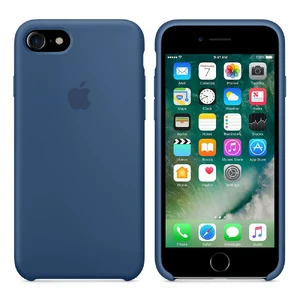 Силіконовий чохол Apple Silicone Case Ocean Blue (MMWW2) для iPhone SE 3 | SE 2 | 8 | 7 - Фото 2