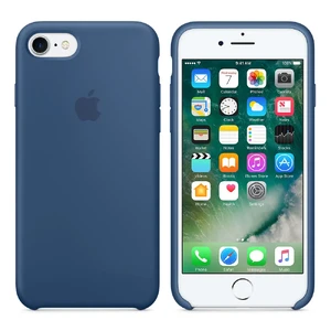 Силіконовий чохол Apple Silicone Case Ocean Blue (MMWW2) для iPhone SE 3 | SE 2 | 8 | 7 - Фото 4