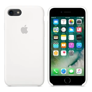 Силіконовий чохол Apple Silicone Case White (MMWF2) для iPhone SE 3 | SE 2 | 8 | 7 - Фото 3