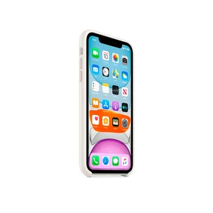 Силіконовий чохол Apple Silicone Case White (MWVX2) для iPhone 11 (Уцінка) - Фото 2