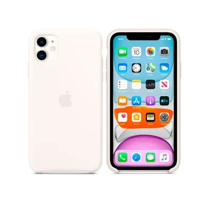 Силіконовий чохол Apple Silicone Case White (MWVX2) для iPhone 11 (Уцінка) MWVX2 - Фото 1