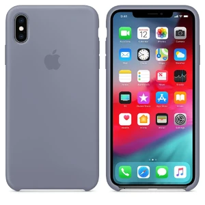 Силиконовый чехол Apple Silicone Case Lavender Gray (MTFC2) для iPhone XS | X - Фото 4