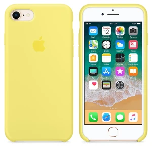Силиконовый чехол Apple Silicone Case Lemonade (MRFU2) для iPhone SE 3 | SE 2 | 8 | 7 - Фото 2