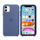 Силиконовый чехол Apple Silicone Case Linen Blue (MY1A2) для iPhone 11 MY1A2 - Фото 1