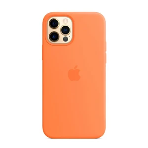 Силіконовий чохол Apple Silicone Case MagSafe Kumquat (MHKY3) для iPhone 12 | 12 Pro - Фото 2