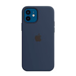 Силиконовый чехол Apple Silicone Case MagSafe Deep Navy (MHL43) для iPhone 12 | 12 Pro