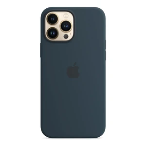 Силиконовый чехол Apple Silicone Case MagSafe Abyss Blue (MM2T3) для iPhone 13 Pro Max - Фото 2