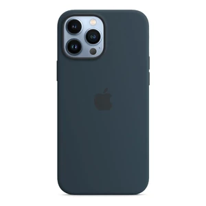 Силиконовый чехол Apple Silicone Case MagSafe Abyss Blue (MM2T3) для iPhone 13 Pro Max - Фото 3