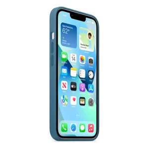 Силиконовый чехол Apple Silicone Case MagSafe Blue Jay (MM1Y3) для iPhone 13 mini - Фото 3