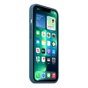 Силиконовый чехол Apple Silicone Case MagSafe Blue Jay (MM2G3) для iPhone 13 Pro - Фото 3