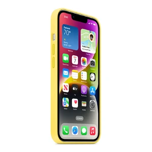 Силиконовый чехол Apple Silicone Case MagSafe Canary Yellow (MQU73) для iPhone 14 | 13 - Фото 3